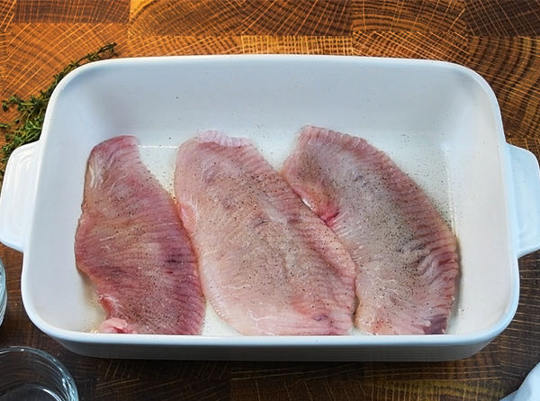 Baked Skate w/ Lemon Butter Sauce - Step 2